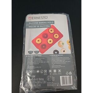 Ernesto mini Bundt Cakes 6 Silicone Baking Mold Flexible Heat Resistant Platinum